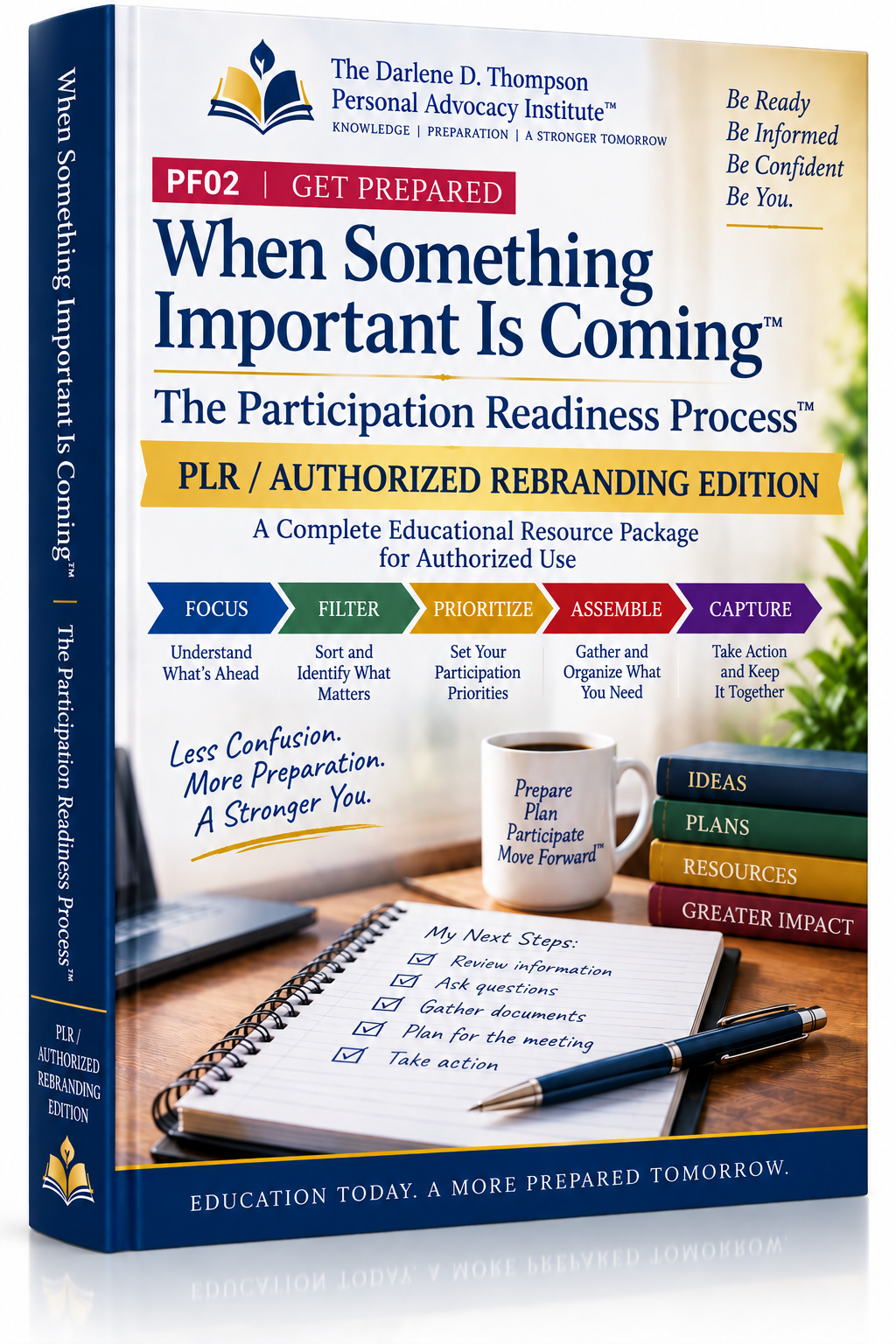 Cover of When Something Important Is Coming — PLR / Authorized Rebranding Edition.
