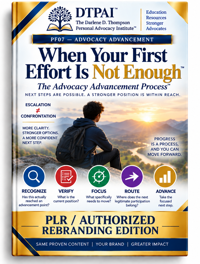 Cover of When Your First Effort Is Not Enough — Individual Educational Edition.